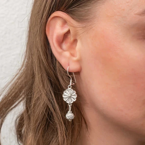 Supertrend ​gümüş Sallantılı Trabzon Kazaz Kadın Küpe - Resim 3