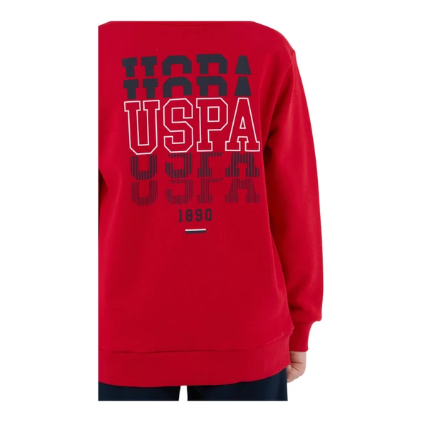 Erkek Çocuk Kırmızı Eşofman Takımı US2208-4 - Resim 4