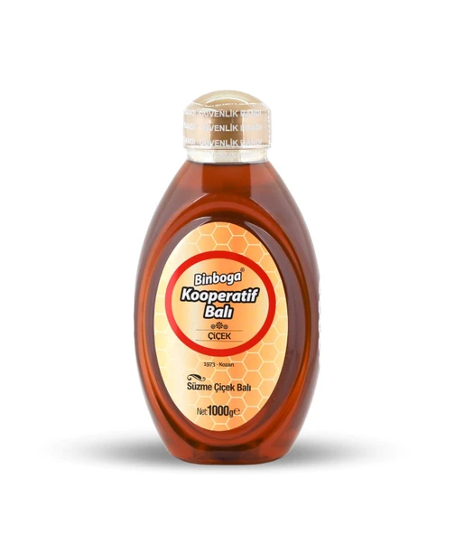 Binboğa Süzme Çiçek Balı 1 kg Pet x 2 Adet - Resim 2