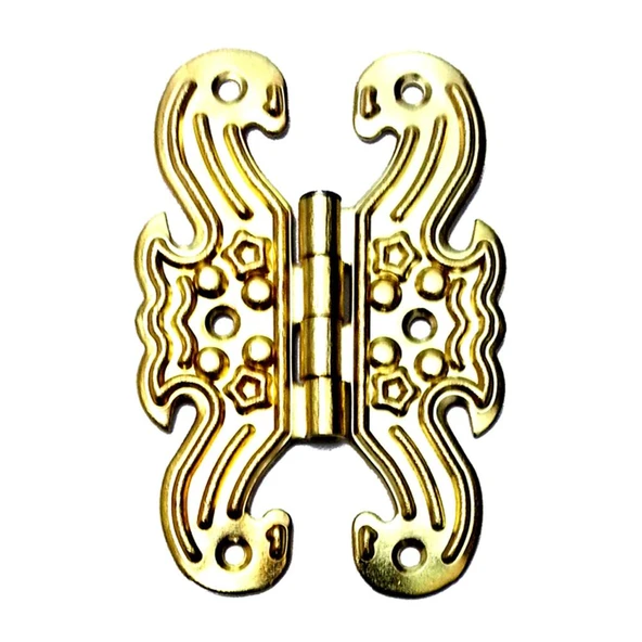 Dekoratif Sac Kelebek Menteşe - Büyük, Sarı, 100 Adet ürün görseli