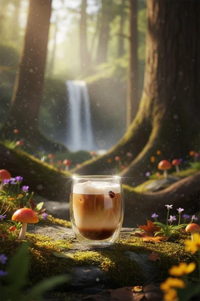 Mien Çift Cidarlı Bardak Şeffaf 250 Ml Kahve Meşrubat Bardağı - 3