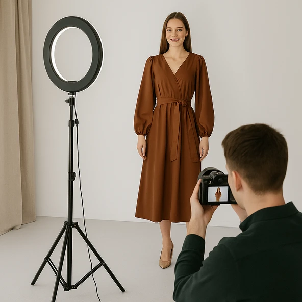 Ayarlanabilir Alüminyum Tripod Işık Standı Katlanabilir, Dayanıklı ve Ring Light Uyumlu - 8