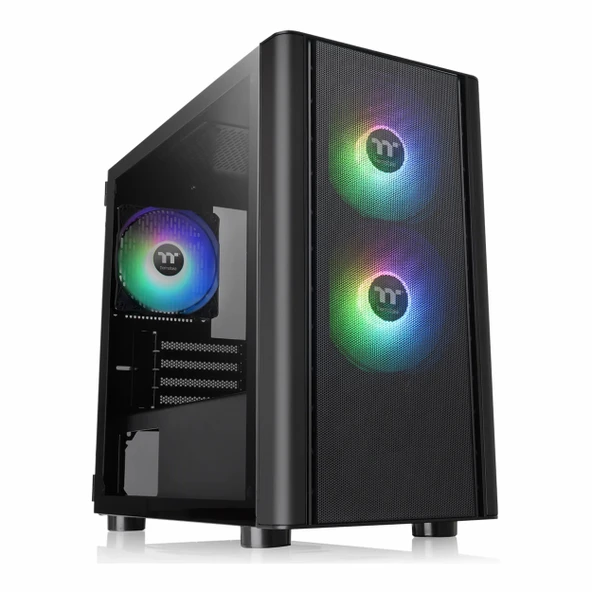 Thermaltake V150 TG Breeze USB 3.2 ARGB mATX Micro Tower Siyah Kasa ürün görseli 1