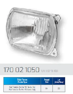 ÖN FAR SOL-NEW HOLLAND TT/TD SERİSİ 2002-2013  OEM:5089988   (20) - AYGERSAN-170021060 ürün görseli 1