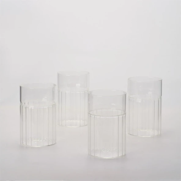 Tohana Borasilikat 420ML 4Lü Su Bardağı ürün görseli 1