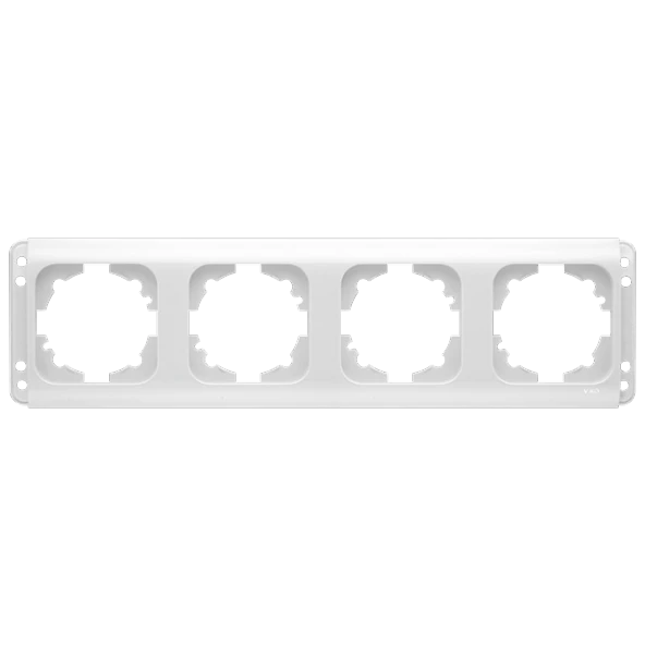 Viko Kardelen Dörtlü Yatay Çerçeve (Beyaz) - Kordonsuz ürün görseli 1
