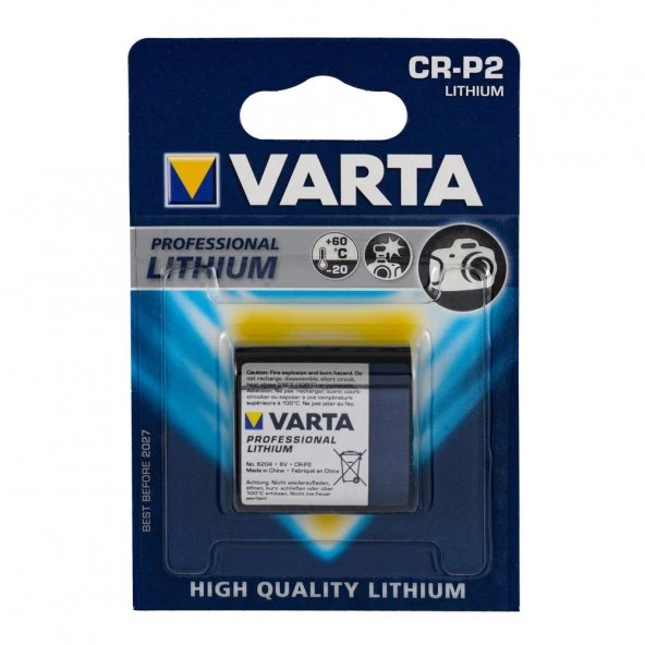 Varta CR-P2 Lithium Pil ürün görseli 1