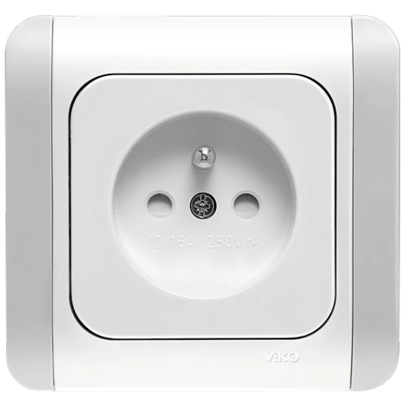 Viko Kardelen UPS Priz (Beyaz Renk Kenar Kordonları Dahil) ürün görseli 1