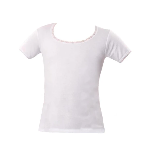 6 Adet Anıt Kız Çocuk Ribana Bisiklet Yaka Fanila Atlet 4509 ürün görseli