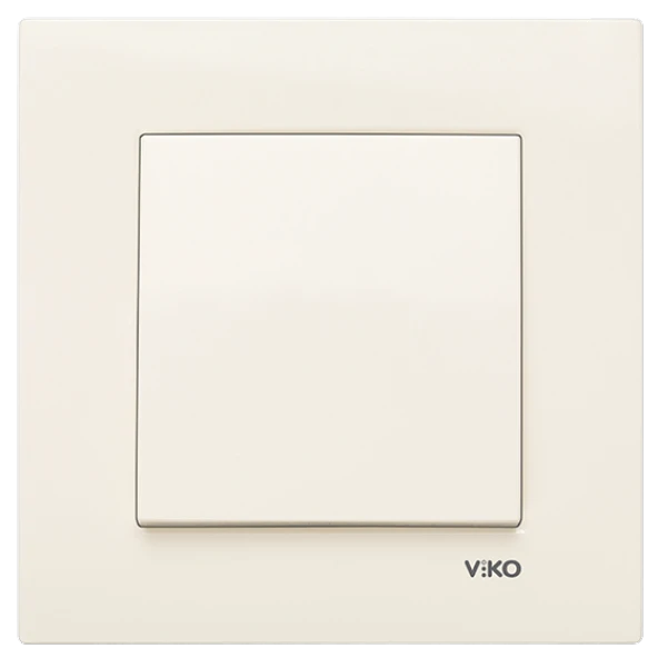 Viko Karre Krem Anahtar (Tekli Çerçeve Dahil) ürün görseli 1
