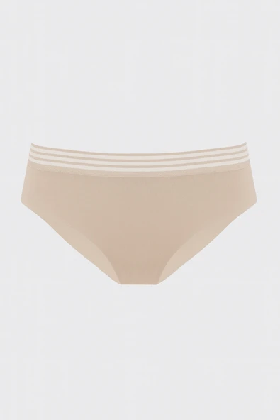 Sütlü Kahve Barbara Dikişsiz Yüksek  Bel Külot ürün görseli 1