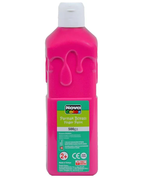 Nova Color Parmak Boyası 500 Gr Pembe ürün görseli