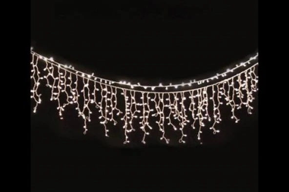 1M X 1,90 M SAÇAK LED 144 LEDLİ DIŞ MEKAN BEYAZ YILBAŞI SÜSLEME