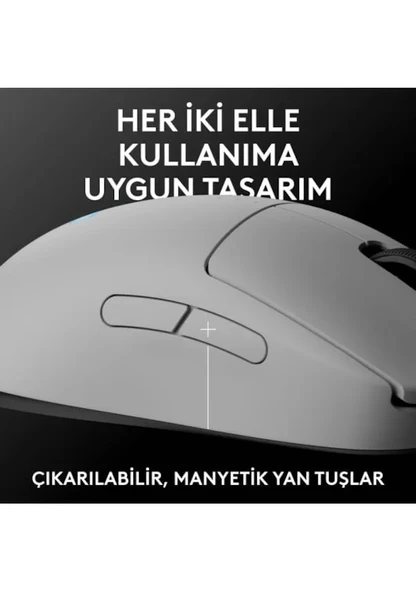 Logitech Pro 2 Lightspeed Kablosuz Beyaz Gaming Mouse (910-007303) - 3