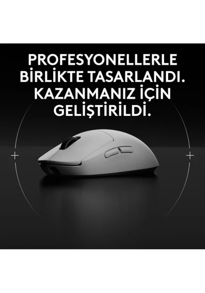 Logitech Pro 2 Lightspeed Kablosuz Beyaz Gaming Mouse (910-007303) - 2