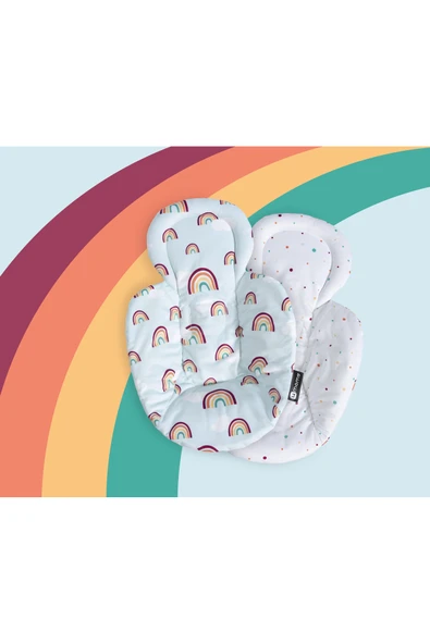 4moms MAMAROO Yeni Doğan Destek Pedi Rainbow - Resim 4