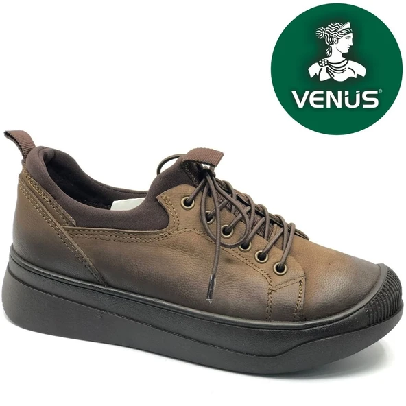 Venüs Wino Hakiki Deri Ortopedik Kadın Casual Ayakkabı - Resim 7