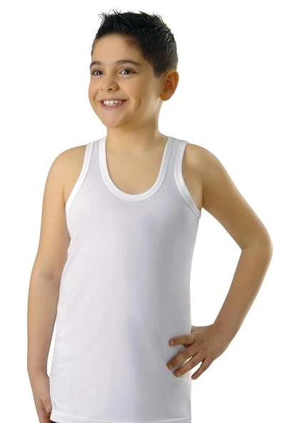 6 Adet Anıt Erkek Çocuk Pamuklu Penye Atlet 4710 ürün görseli