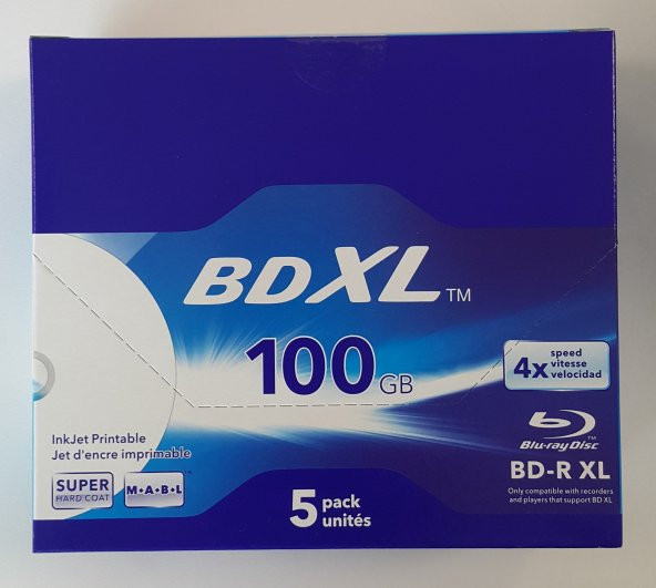 Verbatim BD-R XL 5Lİ Blu-ray 100GB 4X