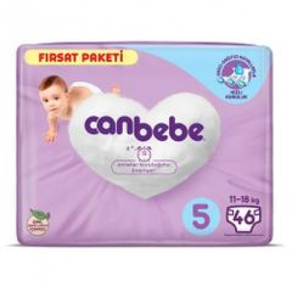 Canbebe ComfortDry No:5 Junior 46 Adet Bebek Bezi