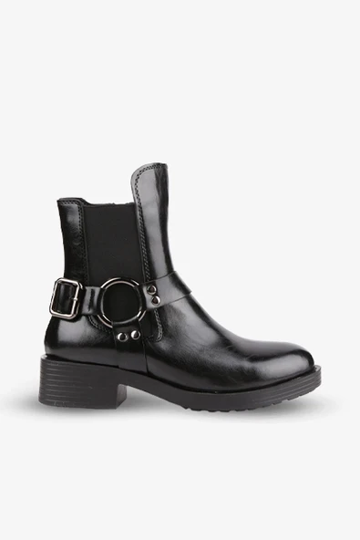 Stato - Siyah Renk Fermuarlı Kadın Bot ürün görseli 1