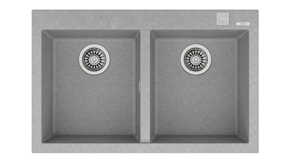 TEKA FORSQUARE 790 TEZGAH ÜSTÜ STONE GRİ GRANİT EVYE ürün görseli