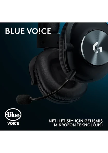 Logitech G Pro X Se Siyah 7.1 Surround Gaming Kulaklık (981-001470) - 3