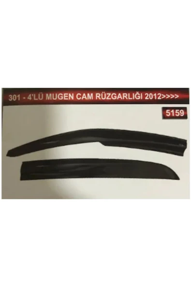 MKM Peugeot 301- 4'lü Mugen Cam Rüzgarlık Seti - Resim 2