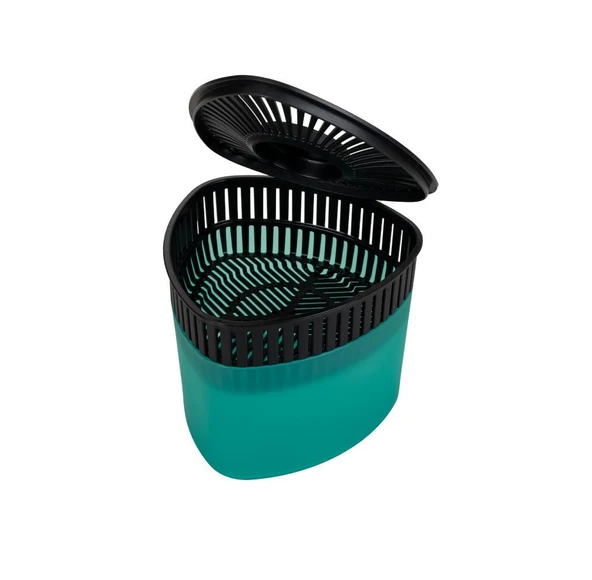 Yeşil, Yeşil Elma Kokulu Üçgen Nem Alıcı Aparat - Koku ve Rutubet Giderici 500Gr - Resim 4