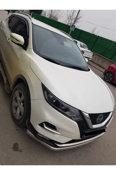 MKM Nissan Qashqai 2007-2020 Model 4'lü Mugen Cam Rüzgarlığı Kromlu - Resim 2