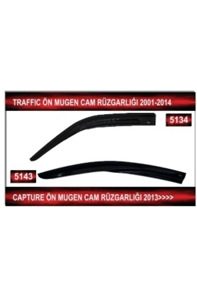 MKM Renault Trafic Ön Mugen Cam Rüzgarlığı 2001 - 2014 - Resim 4