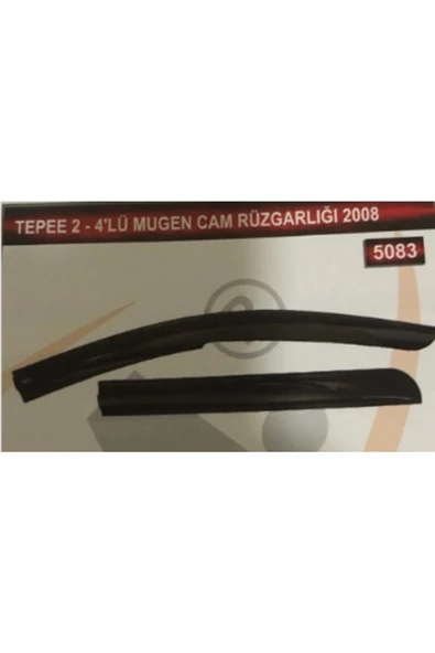 MKM Peugeot Partner Tepee 2 4'lü Mugen Cam Rüzgarlık Seti - Resim 2
