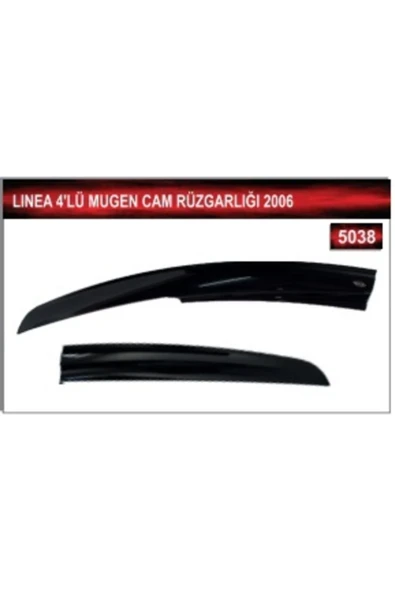 MKM Fiat Punto 4'lü Mugen Cam Rüzgarlığı 2006 ürün görseli