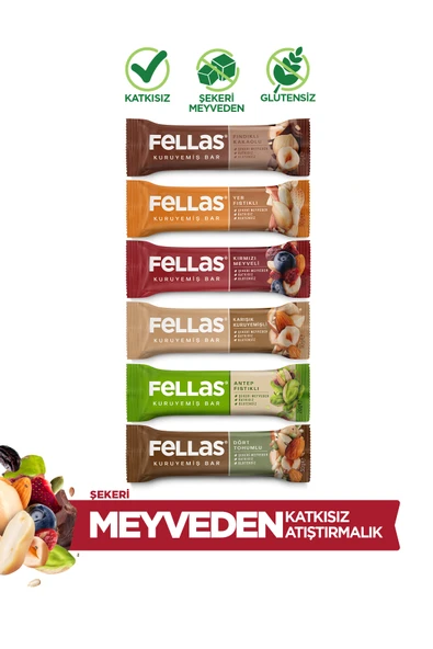 Fellas Kuruyemiş Bar Deneme Paketi x 6 - 1
