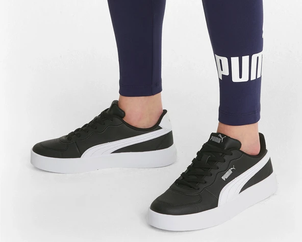 Puma Skye Clean Kadın Siyah Günlük Ayakkabı 38014701 - Resim 11