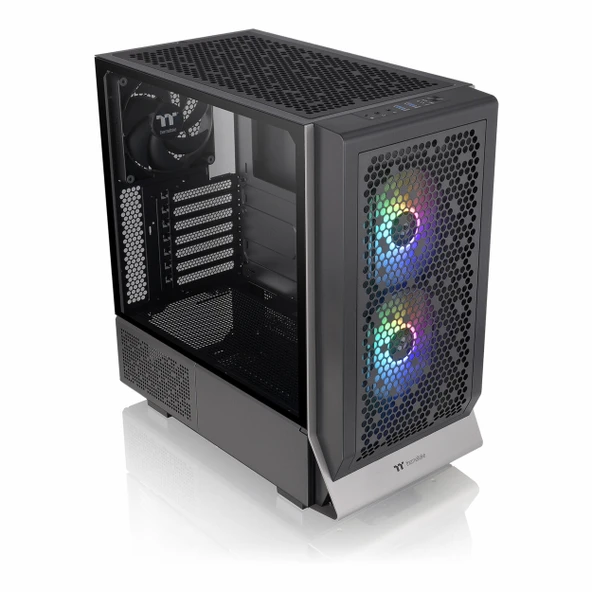 Thermaltake Ceres 300 TG USB 3.2 ARGB ATX Mid Tower Siyah Kasa - Resim 3
