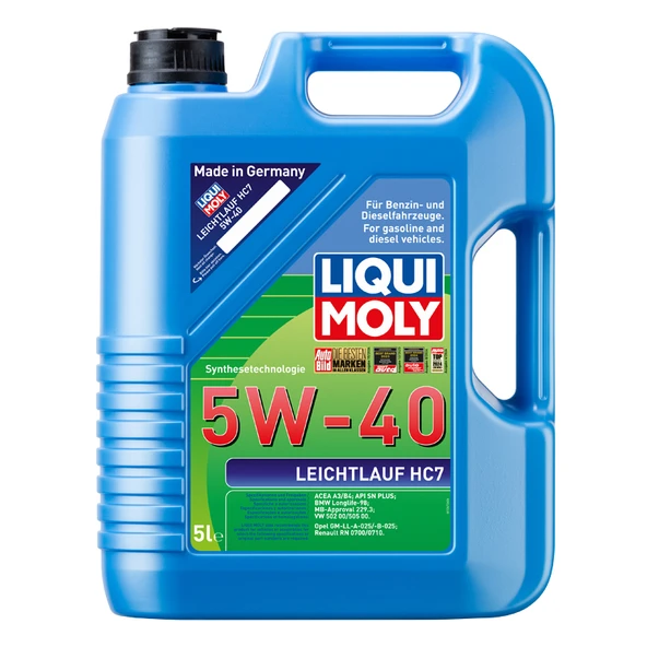Liqui Moly Leichtlauf HC7 5W-40 Motor Yağı 5 L - 1