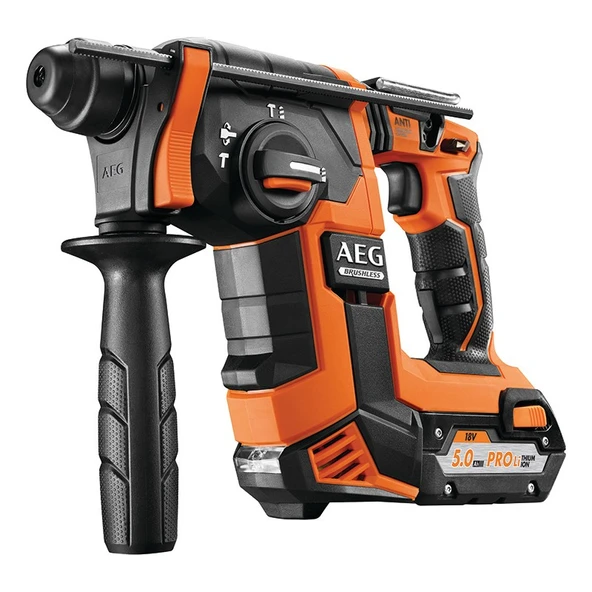 AEG AEG BBH18BL2-502C 18 V 5.0 Ah Akülü Kömürsüz Kırıcı Delici - 4935492343 - 1