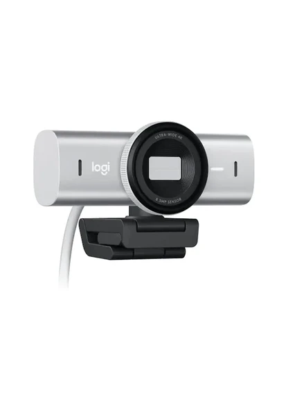 Logitech MX Brio 4K Ultra HD Webcam - Açık Gri ürün görseli 1