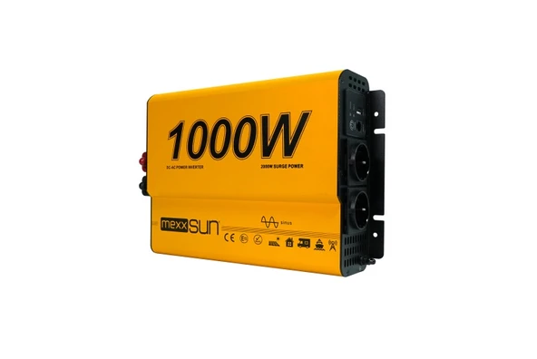 Mexxsun 1000W 12V Tam Sinüs Inverter (MEXTS-1000-12) ürün görseli