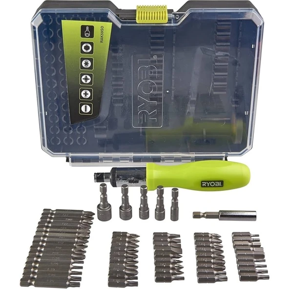 Ryobi Ryobi Rak59Sd 59 Parça Cırcırlı Vidalama Seti - 1