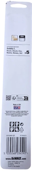 DEWALT DT2349 TILKI KUYRUĞU TESTERE BIÇAĞI 228MM - 4