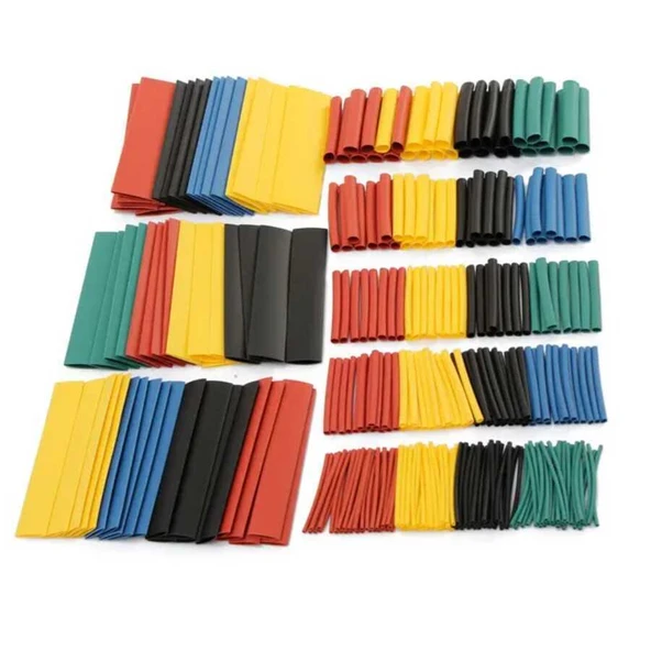 Kutulu Makaron Isı İle Daralan Kablo Seti 328 Adet 8 Boy 5 Renk - Resim 5