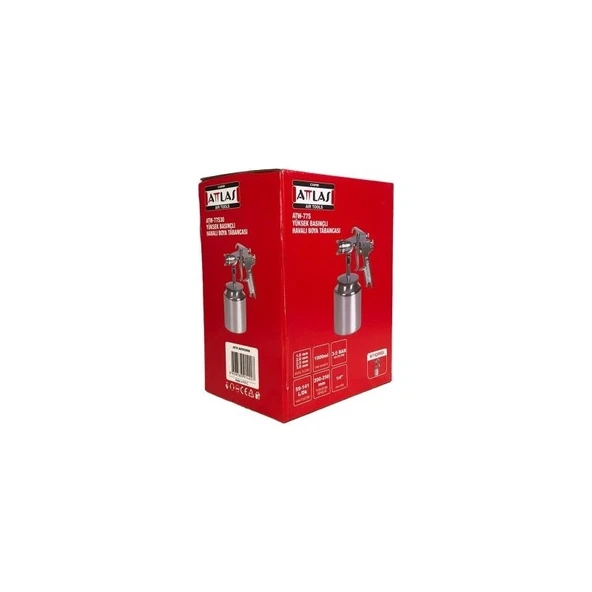 Atlas Atlas ATW-77S18 Yüksek Basınçlı Havalı Boya Tabancası 1.8 Nozul - 3