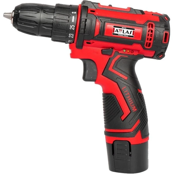 Attlas Attlas Eco 12V CDD-202C Çift Akülü Matkap - A0104086 ürün görseli