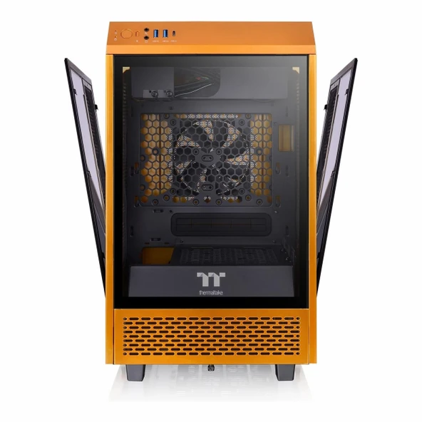 Thermaltake The Tower 100 USB 3.2 mITX Mini Tower Altın Kasa - Resim 7