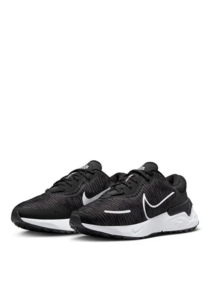 Nike Siyah - Gri - Gümüş Kadın Deri Koşu Ayakkabısı DR2682-002 W NIKE RENEW RUN 4 - Resim 2