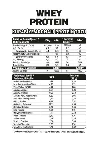Fellas Protein Tozu 2'li - Çikolata Aromalı (175g) + Kurabiye Aromalı (175g) - Resim 6
