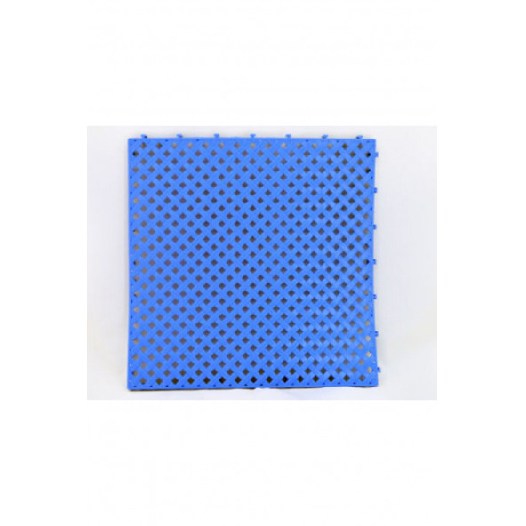 Asımoğlu Plastik Geçmeli Mavi Yer Karosu 33x33 Cm 4 Adet