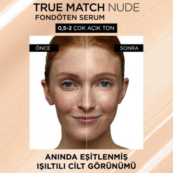 Loreal Paris Loréal Paris True Match Nude Serum Fondöten 0.5-2 Very Light 3600523989898 - 4
